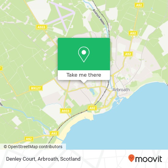 Denley Court, Arbroath map