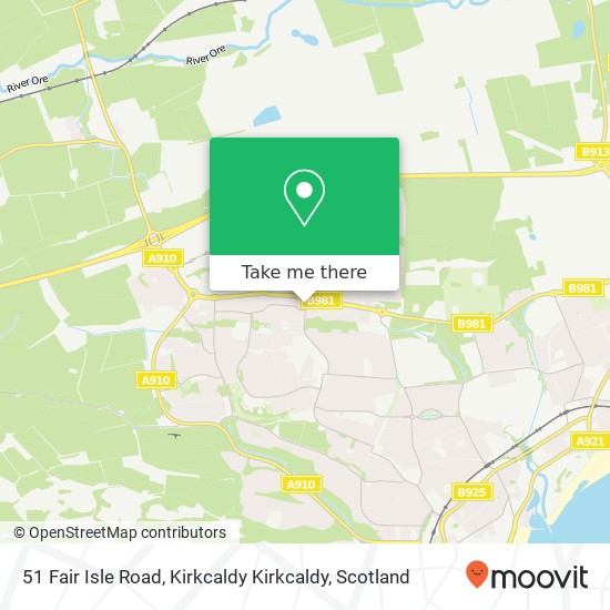 51 Fair Isle Road, Kirkcaldy Kirkcaldy map