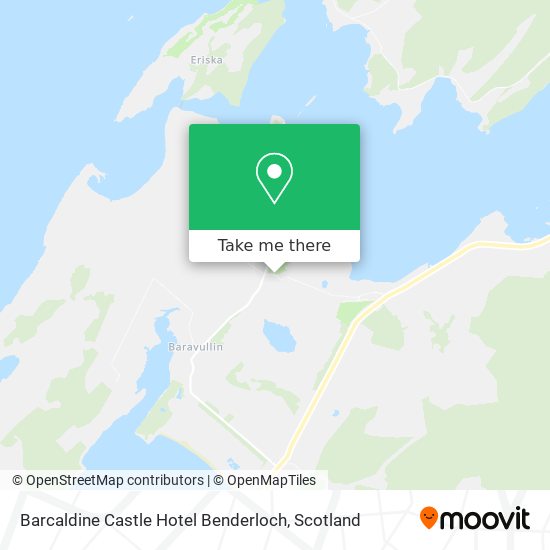 Barcaldine Castle Hotel Benderloch map