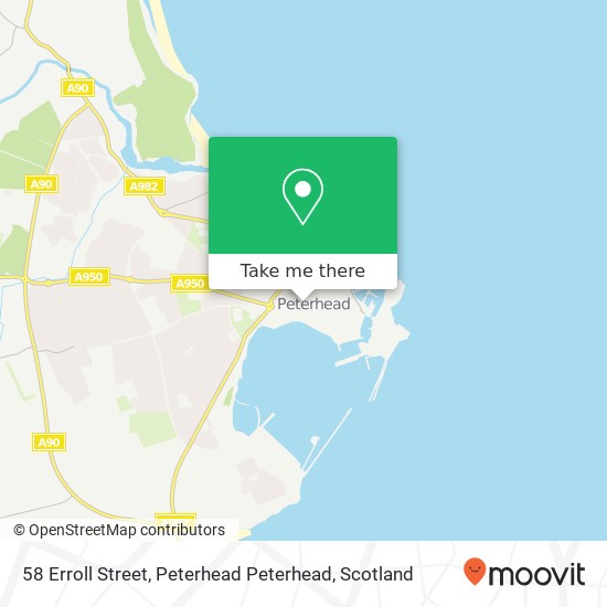 58 Erroll Street, Peterhead Peterhead map