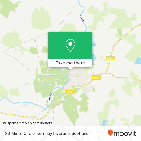 23 Minto Circle, Kemnay Inverurie map