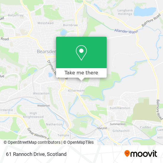 61 Rannoch Drive map