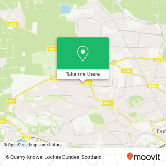 6 Quarry Knowe, Lochee Dundee map