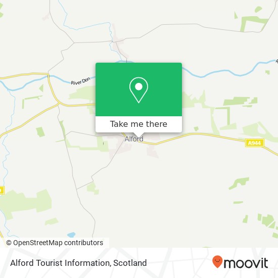 Alford Tourist Information map