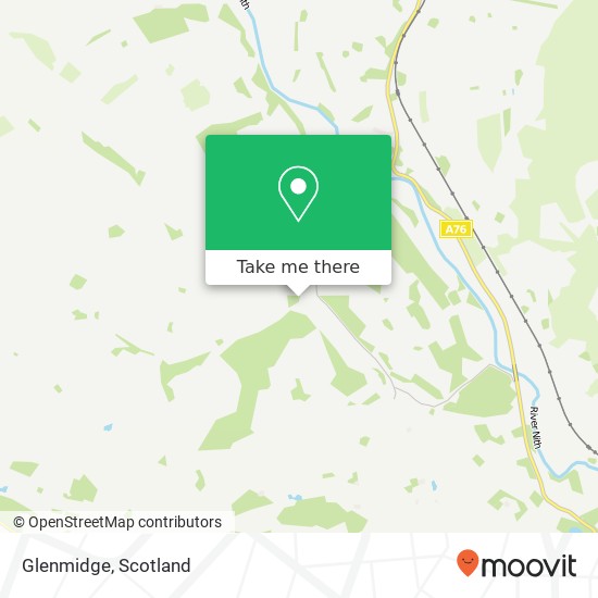 Glenmidge map