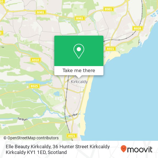 Elle Beauty Kirkcaldy, 36 Hunter Street Kirkcaldy Kirkcaldy KY1 1ED map
