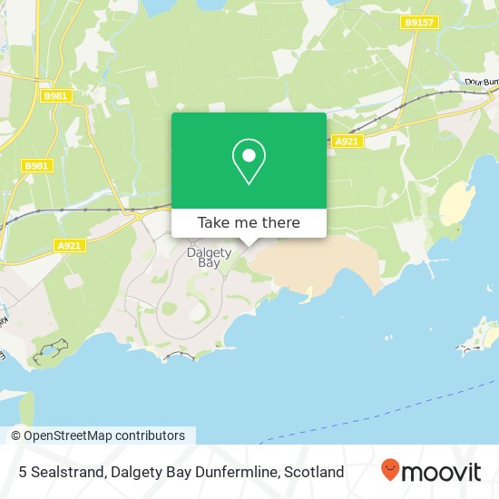 5 Sealstrand, Dalgety Bay Dunfermline map
