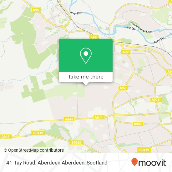 41 Tay Road, Aberdeen Aberdeen map