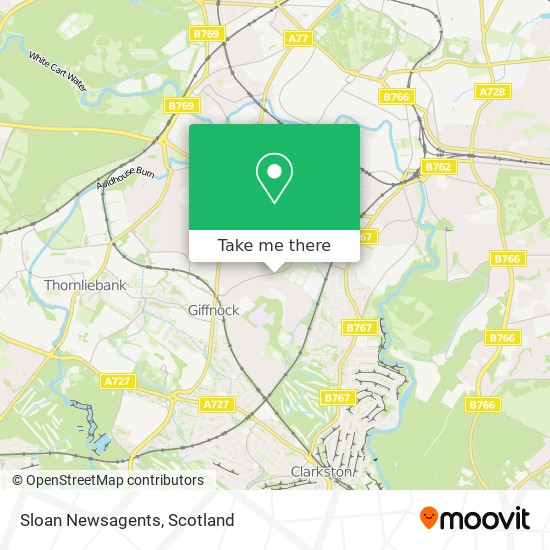 Sloan Newsagents map