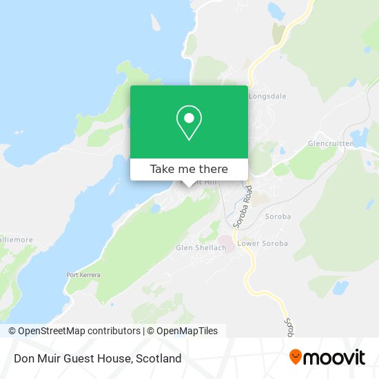 Don Muir Guest House map
