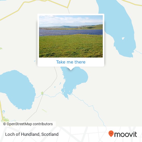 Loch of Hundland map