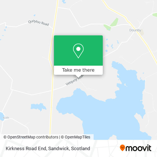 Kirkness Road End, Sandwick map
