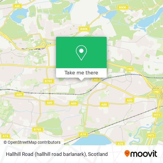 Hallhill Road (hallhill road barlanark) map