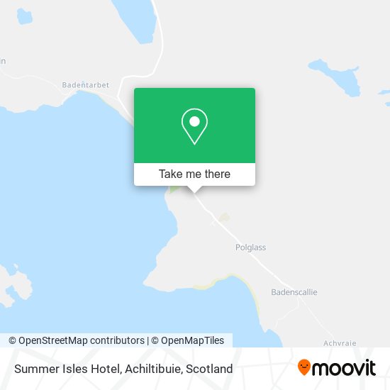 Summer Isles Hotel, Achiltibuie map