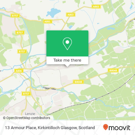 13 Armour Place, Kirkintilloch Glasgow map