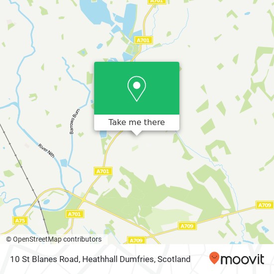 10 St Blanes Road, Heathhall Dumfries map