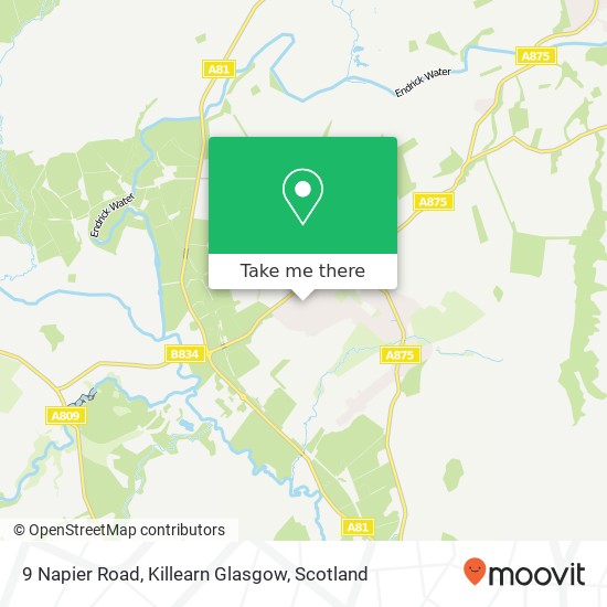 9 Napier Road, Killearn Glasgow map