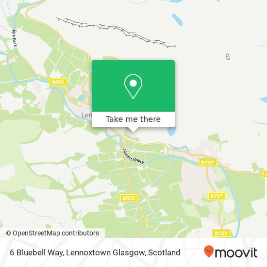 6 Bluebell Way, Lennoxtown Glasgow map