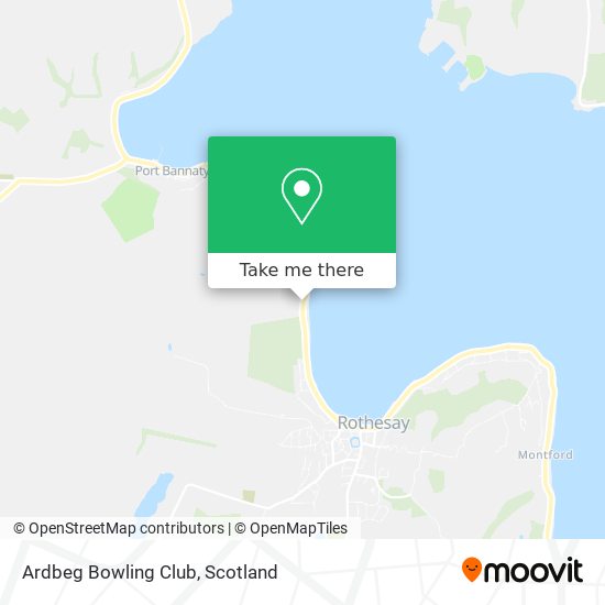 Ardbeg Bowling Club map