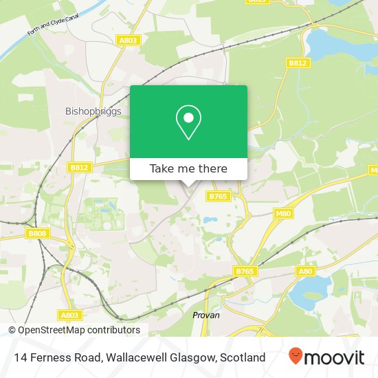 14 Ferness Road, Wallacewell Glasgow map