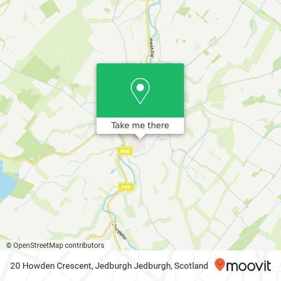 20 Howden Crescent, Jedburgh Jedburgh map