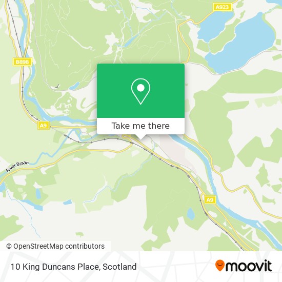 10 King Duncans Place map