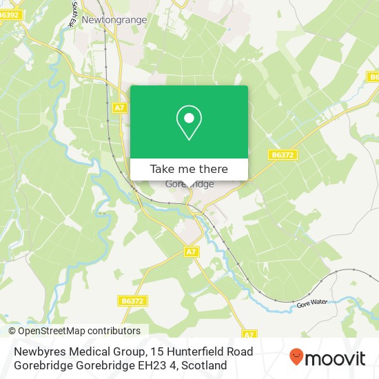 Newbyres Medical Group, 15 Hunterfield Road Gorebridge Gorebridge EH23 4 map