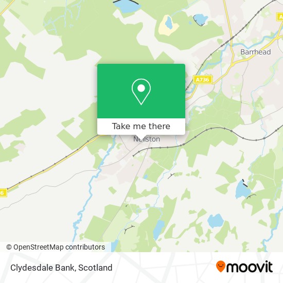 Clydesdale Bank map