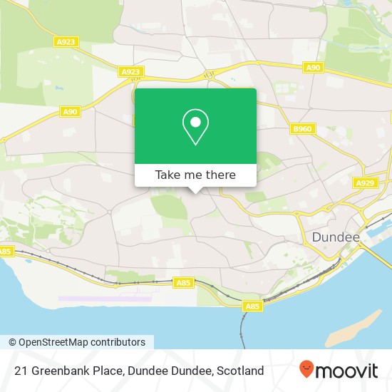 21 Greenbank Place, Dundee Dundee map