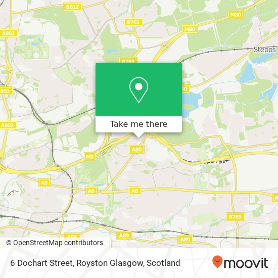 6 Dochart Street, Royston Glasgow map