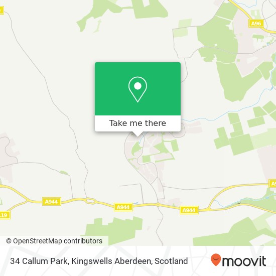 34 Callum Park, Kingswells Aberdeen map