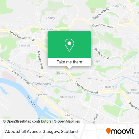 Abbotshall Avenue, Glasgow map