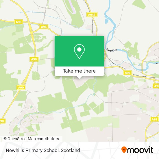 Newhills Primary School map
