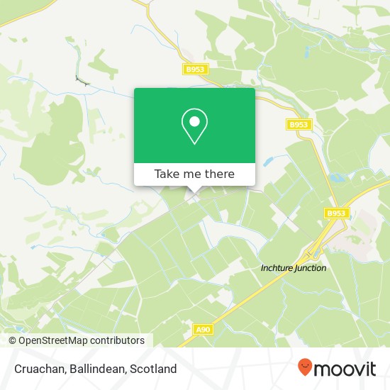 Cruachan, Ballindean map