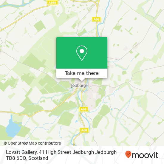 Lovatt Gallery, 41 High Street Jedburgh Jedburgh TD8 6DQ map