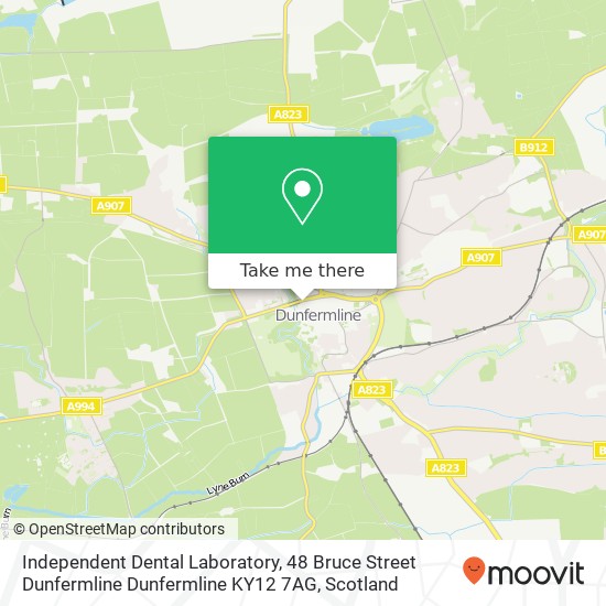 Independent Dental Laboratory, 48 Bruce Street Dunfermline Dunfermline KY12 7AG map