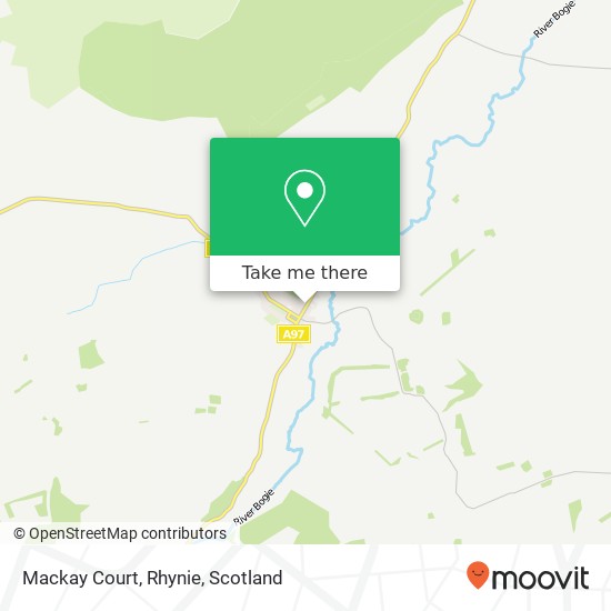 Mackay Court, Rhynie map