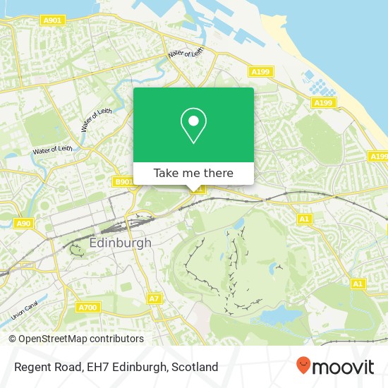 Regent Road, EH7 Edinburgh map