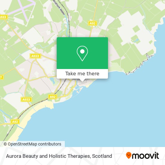 Aurora Beauty and Holistic Therapies map