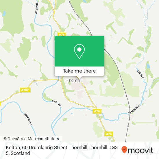 Kelton, 60 Drumlanrig Street Thornhill Thornhill DG3 5 map