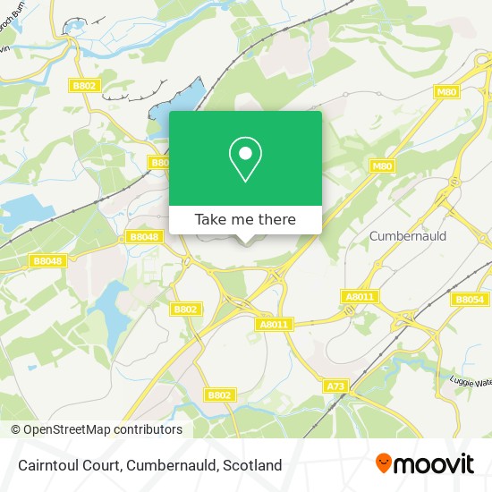 Cairntoul Court, Cumbernauld map