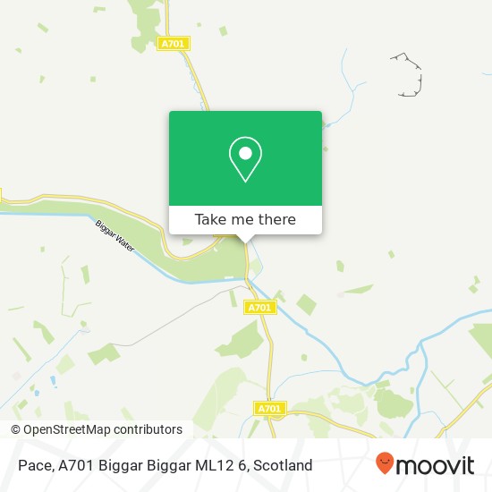Pace, A701 Biggar Biggar ML12 6 map