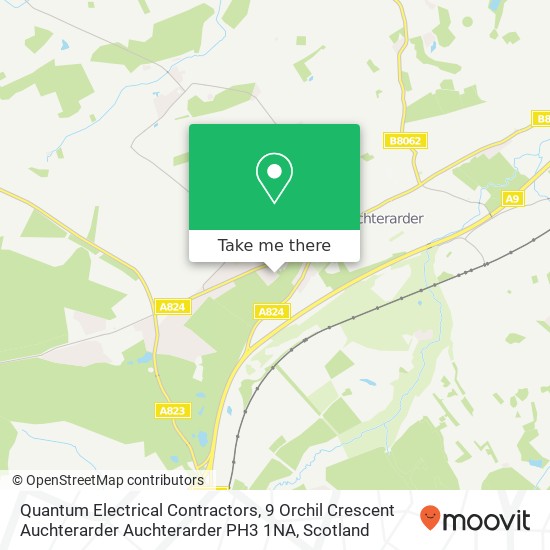 Quantum Electrical Contractors, 9 Orchil Crescent Auchterarder Auchterarder PH3 1NA map