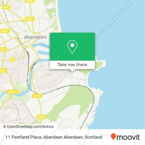 11 Pentland Place, Aberdeen Aberdeen map