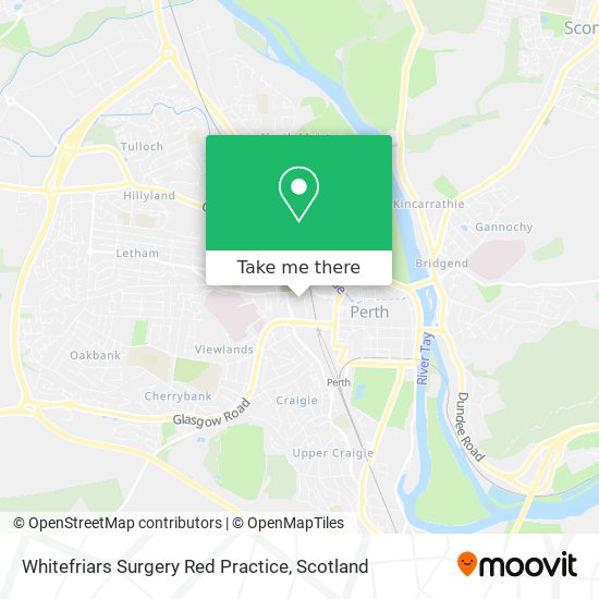 Whitefriars Surgery Red Practice map
