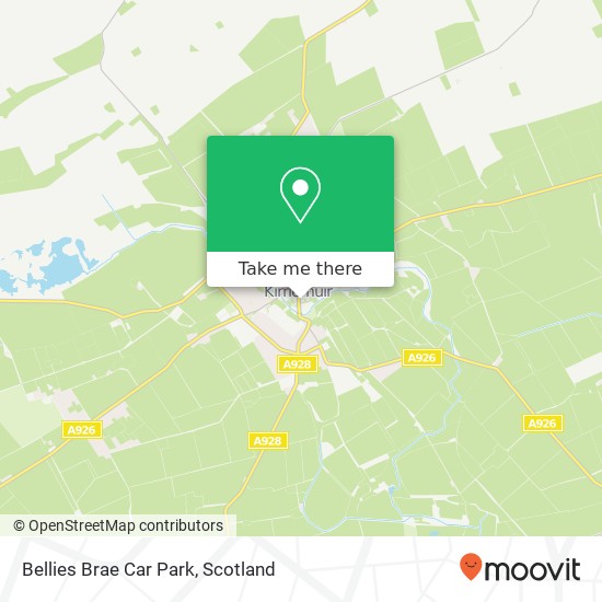 Bellies Brae Car Park map