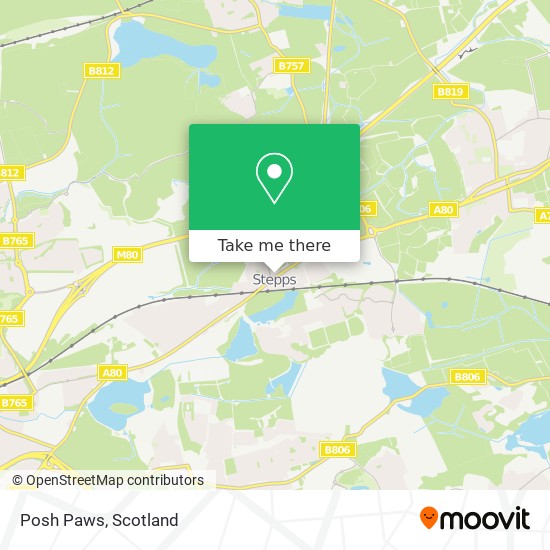 Posh Paws map