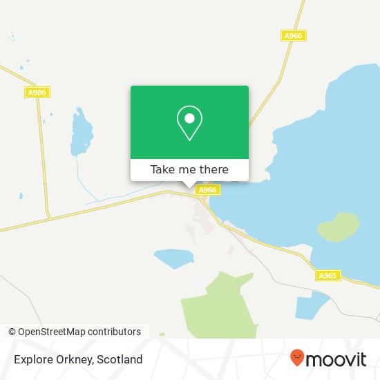 Explore Orkney map
