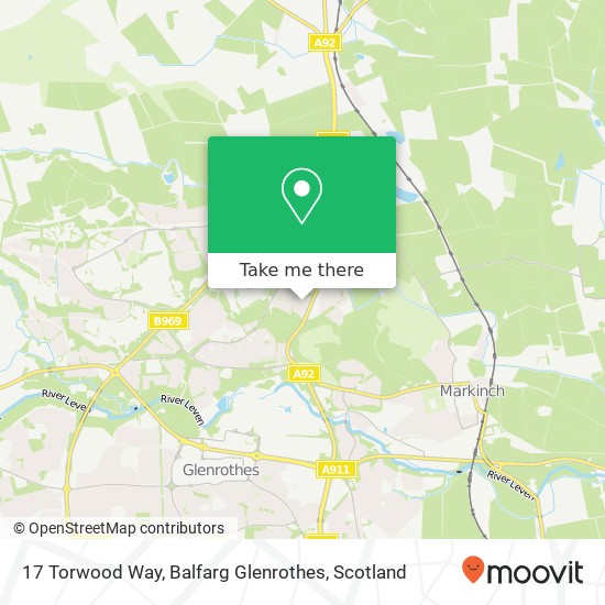 17 Torwood Way, Balfarg Glenrothes map