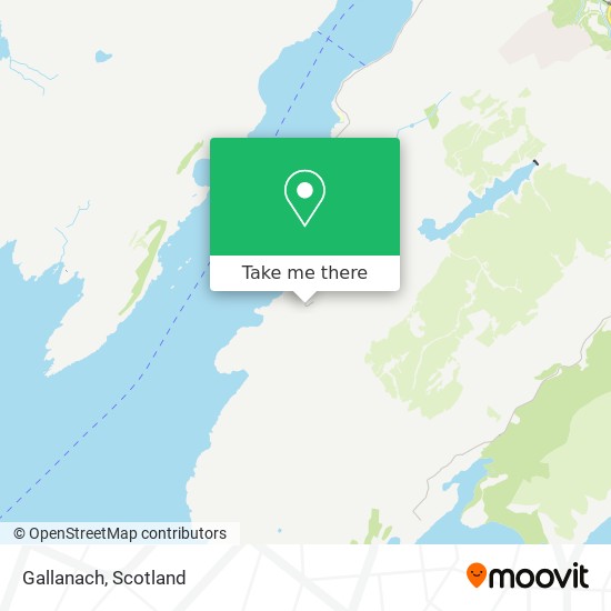 Gallanach map
